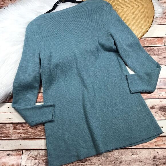 J. Jill Blue Tunic Sweater - Picture 6 of 6